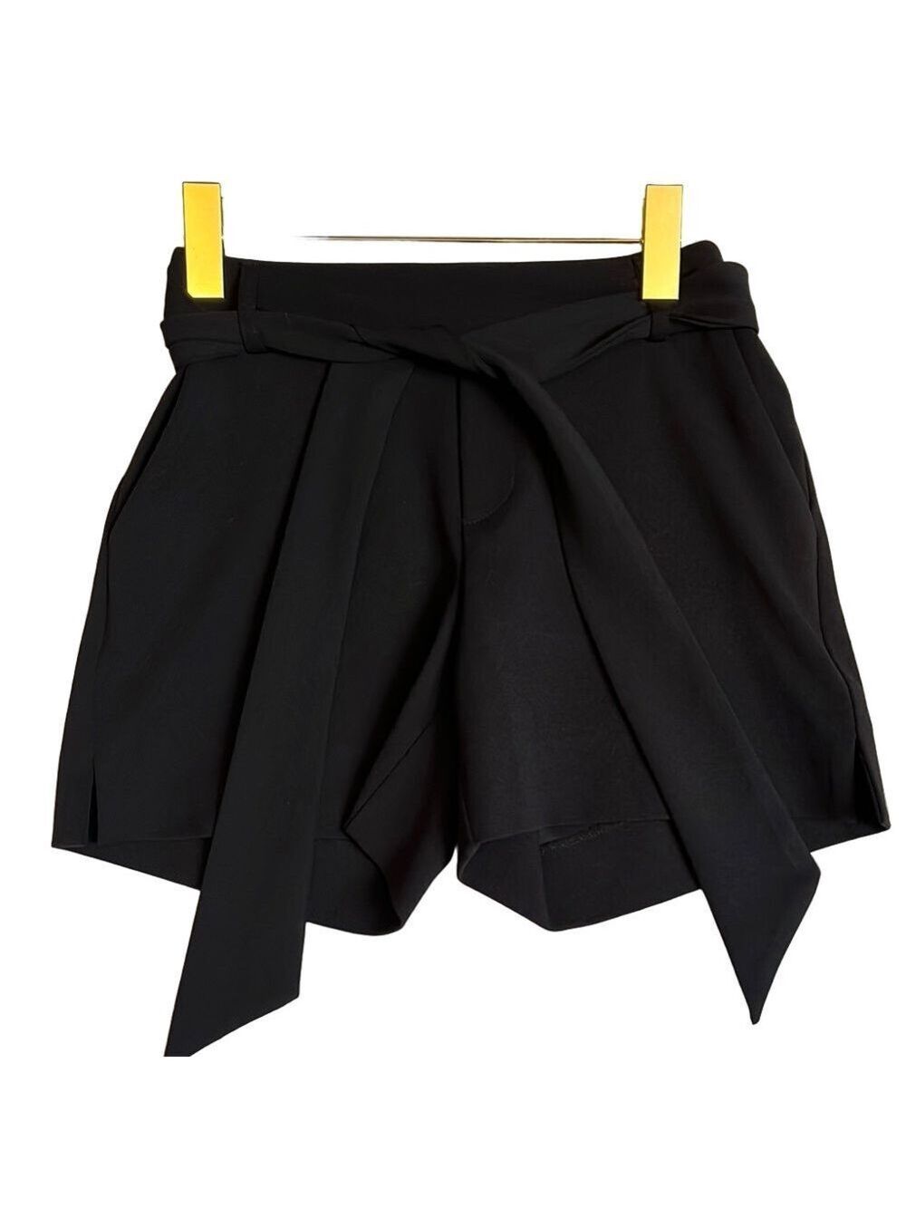 ILTM Chic Black High Waist Pull On Shorts